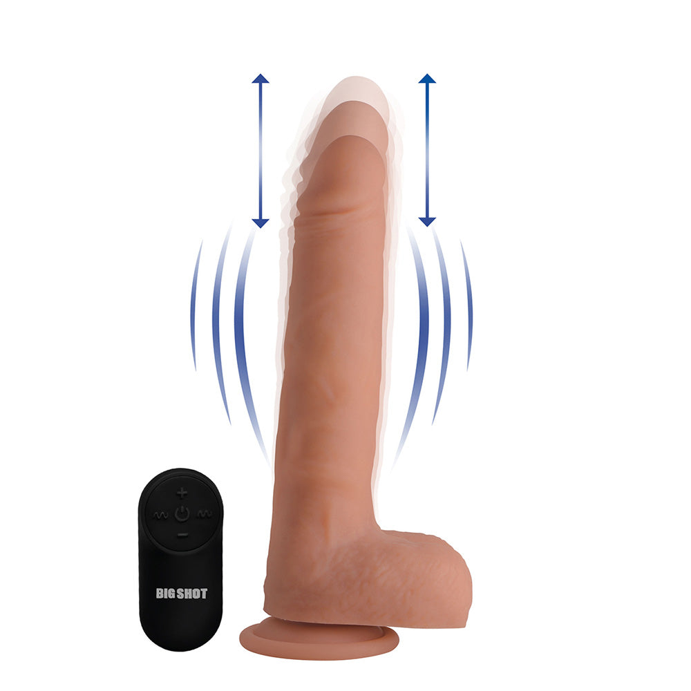 Big Shot 8" Silicone Thrusting Dildo