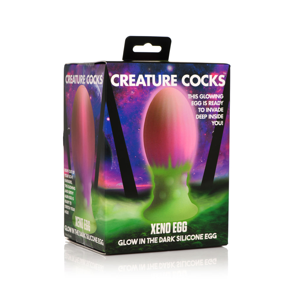 Creature Cocks Xeno Egg Glow In The Dark Silicone Egg