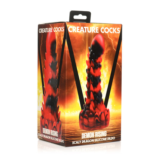 Creature Cocks Demon Rising Scaly Dragon Silicone Dildo