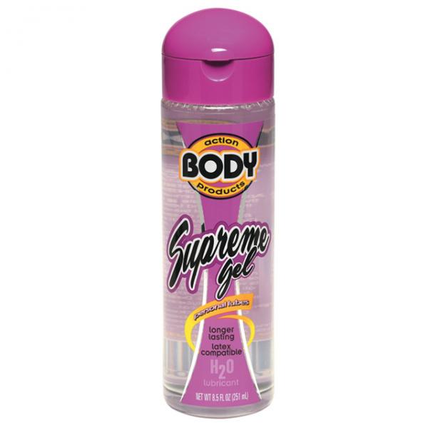 Body Action Supreme Water Based Gel Lubricant 8.5 Fl Oz