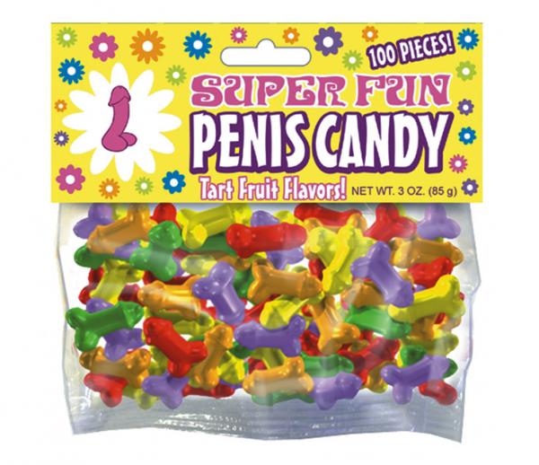 Super Fun Penis Candy 100 Pieces Fruit Flavors 3oz