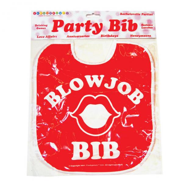 Blow Job Party Bib Red O/S