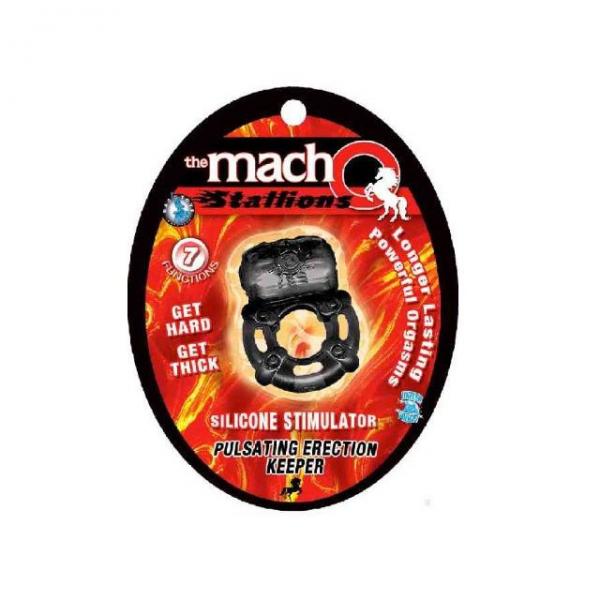 Macho Pulsating Erection Keeper (black)