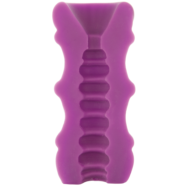 Mood Pleaser Thick Ribbed Purple Masturbator