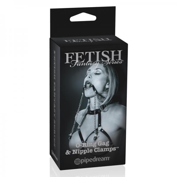 Fetish Fantasy Limited Edition O-Ring Gag & Nipple Clamps