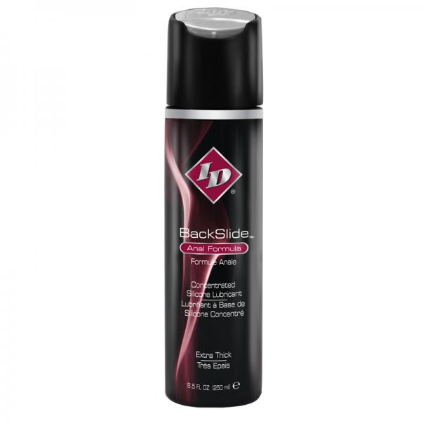 Id Backslide Silicone Anal Lubricant 8.5oz Flip Cap Bottle