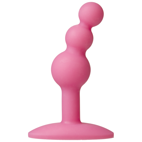 Platinum Premium Silicone The Minis Bubble Medium Pink Plug