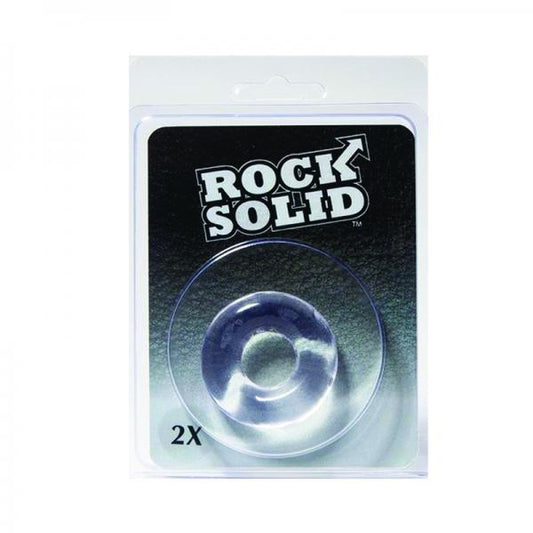 Rock Solid 2x Clear Donut C Ring In A Clamshell