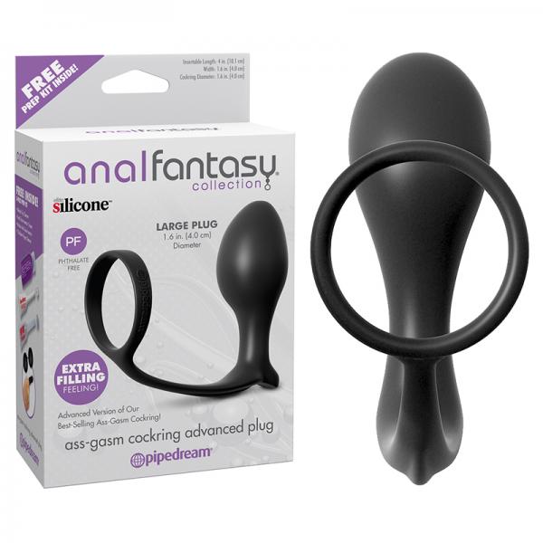 Anal Fantasy Collection: Ass-gasm Cock Ring, Advanced Plug