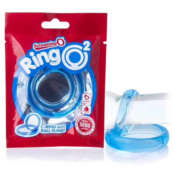 Screaming O Ringo 2 Blue C-Ring with Ball Sling