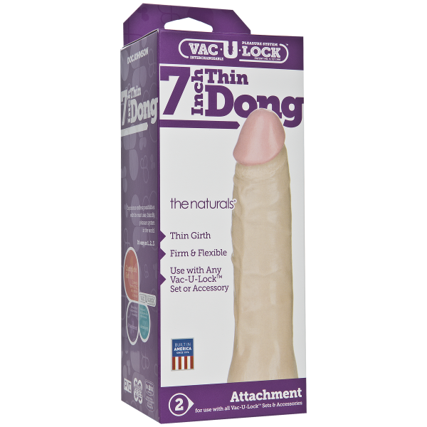 Vac-U-Lock 7in Thin Dong - Beige