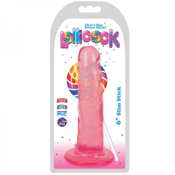 Lollicock Slim Stick 6in Cherry Ice