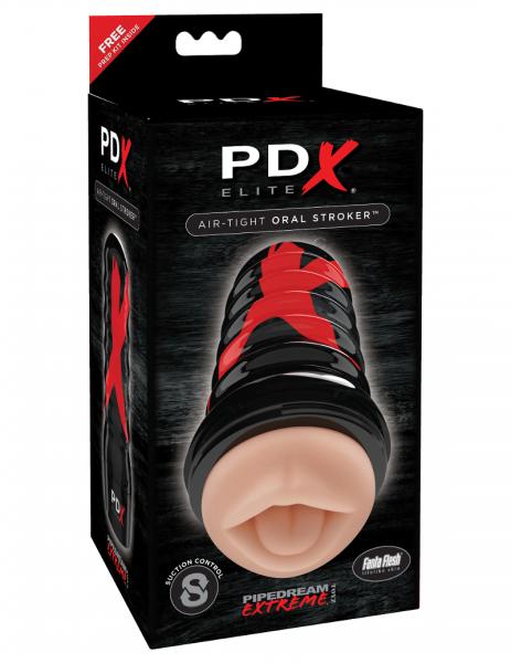 PDX Elite Air Tight Oral Stroker Beige