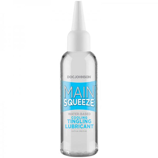 Main Squeeze Cooling Tingling Water Based Lubricant 3.4oz