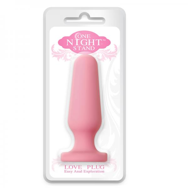 One Night Stand Love Plug Pink Easy Anal Plug