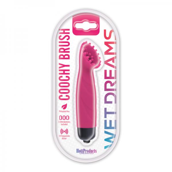 Wet Dreams Coochy Brush 10 Function Magenta