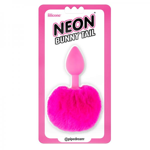 Neon Bunny Tail Pink