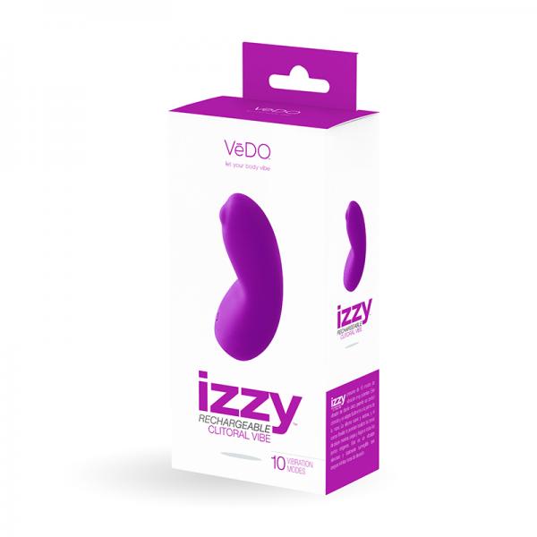 Vedo Izzy Rechargeable Clitoral Vibe - Violet Vixen