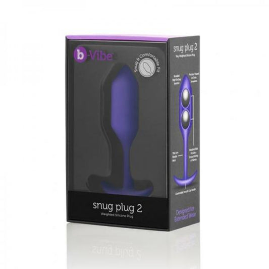 B-vibe Snug Plug 2 Purple