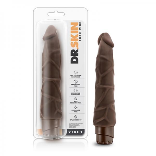 Dr. Skin - Cock Vibe - Vibe 1 - Chocolate