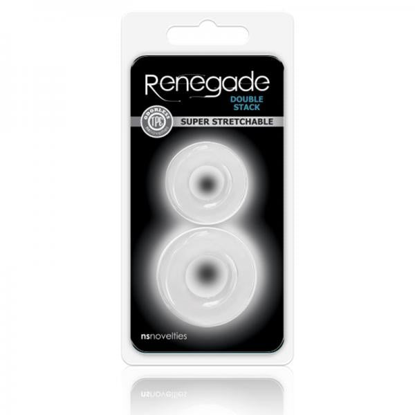 Renegade Double Stack Clear Cock Rings