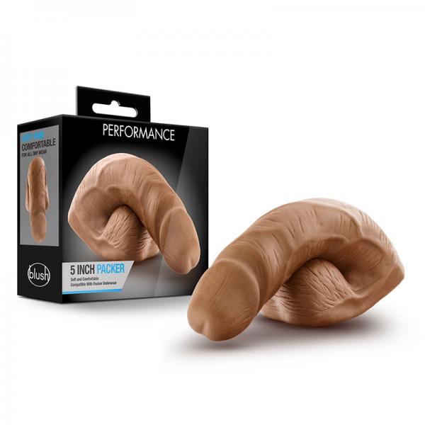 Performance 5 Inches Packer Mocha Tan Dildo