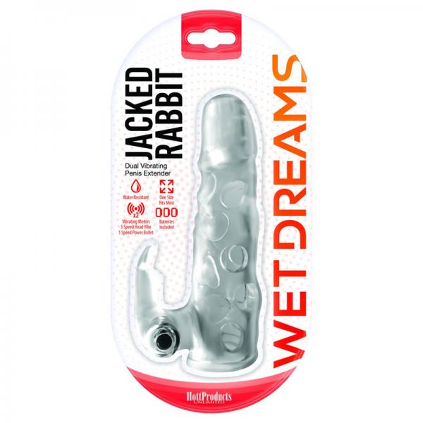 Wet Dreams Jacked Rabbit Extension Sleeve, Power Bullet