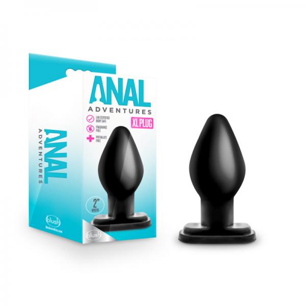 Anal Adventures Xl Plug Black