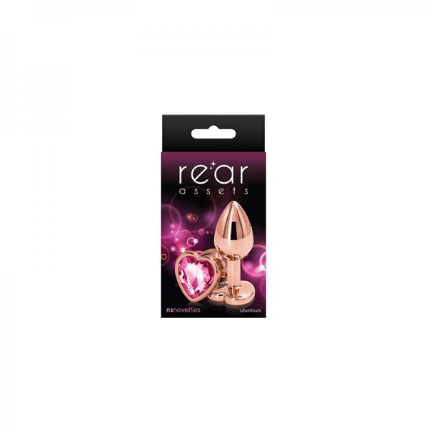 Rear Assets Rose Gold Heart Small Pink