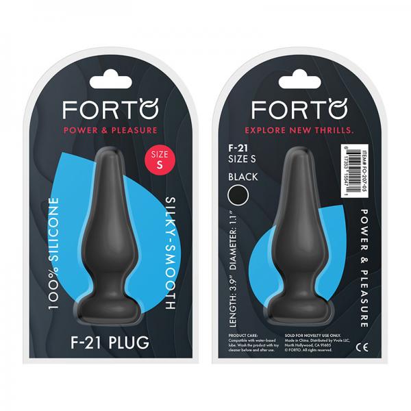 Forto F-21: Tear Drop Small Black